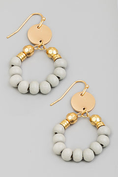 Wilde Beaded Drop Earrings- 3 Colors!.
