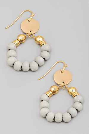 Wilde Beaded Drop Earrings- 3 Colors!.