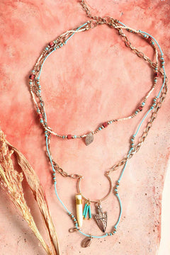 Arrowhead Layered Necklace