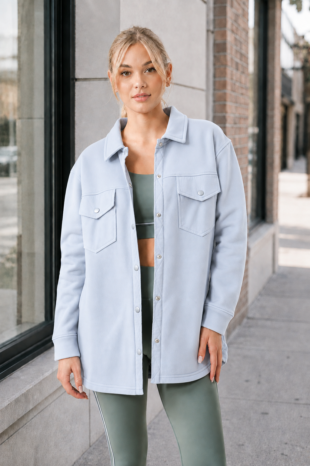 Mono B Fleece Shacket DOORBUSTER
