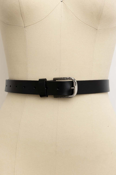 Vintage Washed Leather Belt