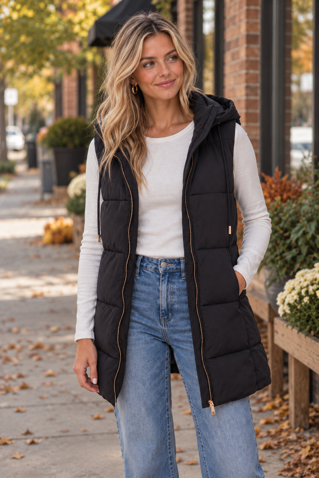 Hooded Puffer Vest DOORBUSTER