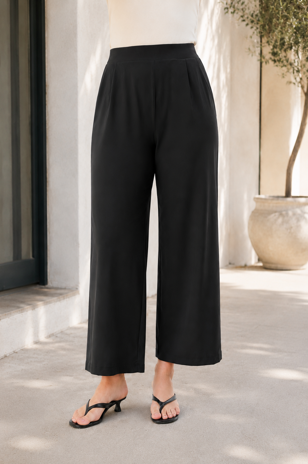 Stretch Bootcut Trouser Pants