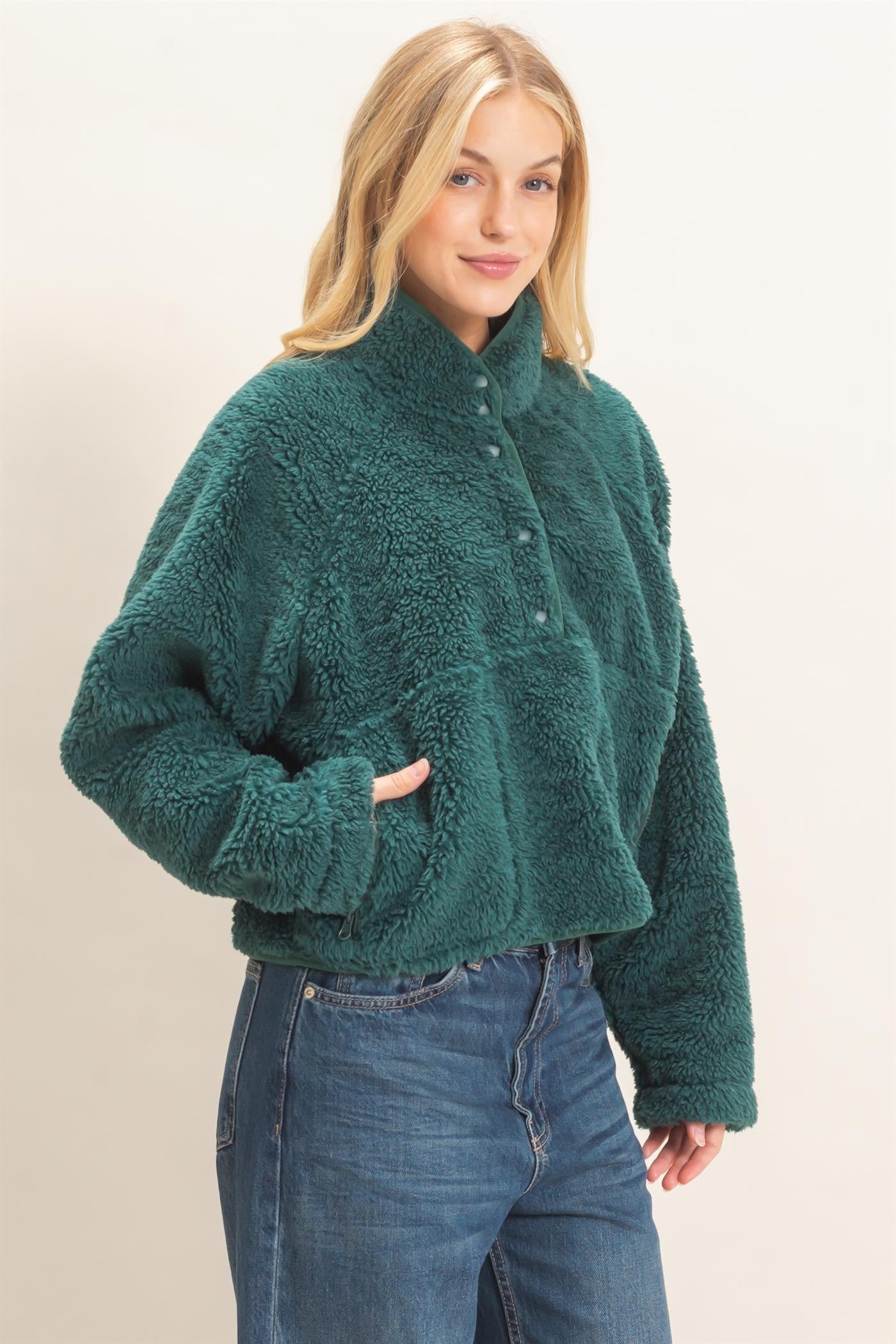Aritzia- Inspired Quarter Zip