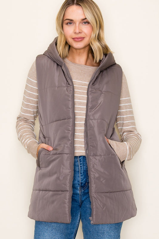 Best Bet Hooded Puffer Vest