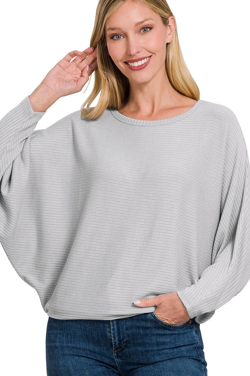 DOORBUSTER Dolman Sweater- 2 Colors!