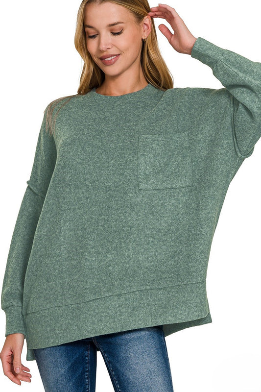 Jump In Oversized Drop Shoulder Sweater- 4 Colors!