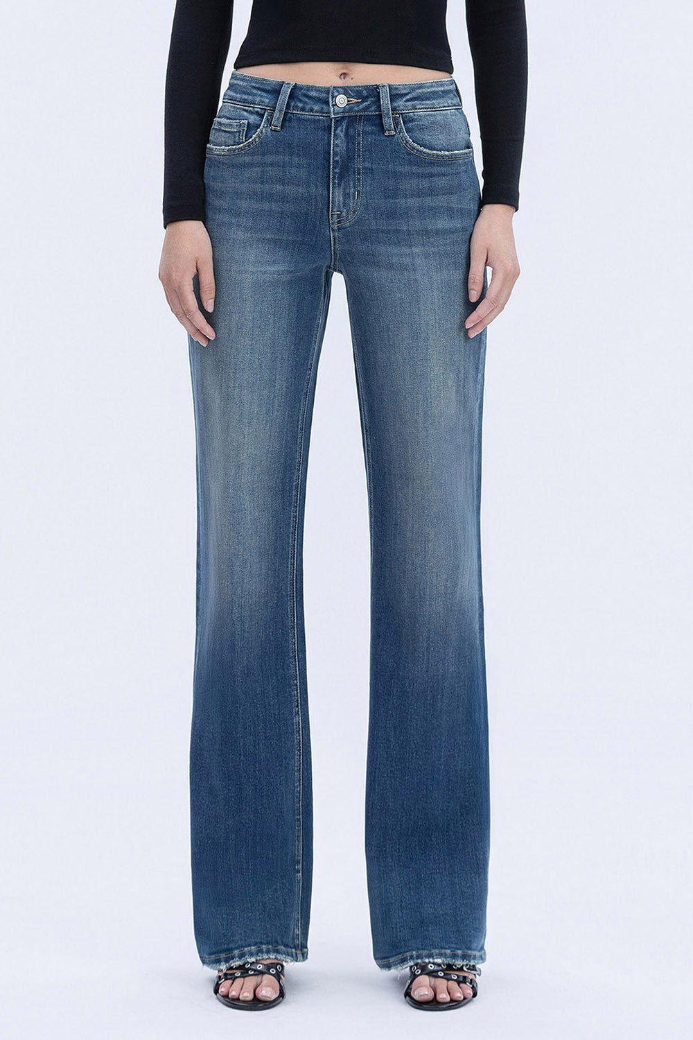 Flying Monkey High Rise Vintage Flare Jeans