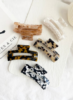 Acetate Hair Clips-ASSORTED!