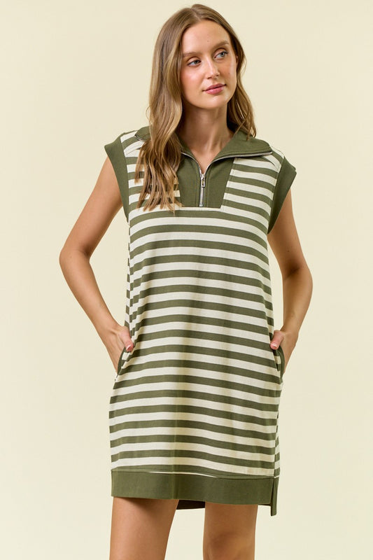 Play Games Striped Jersey Dress