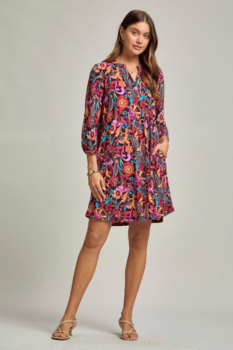 Dear Scarlett: Scarlett A-Line Print Dress