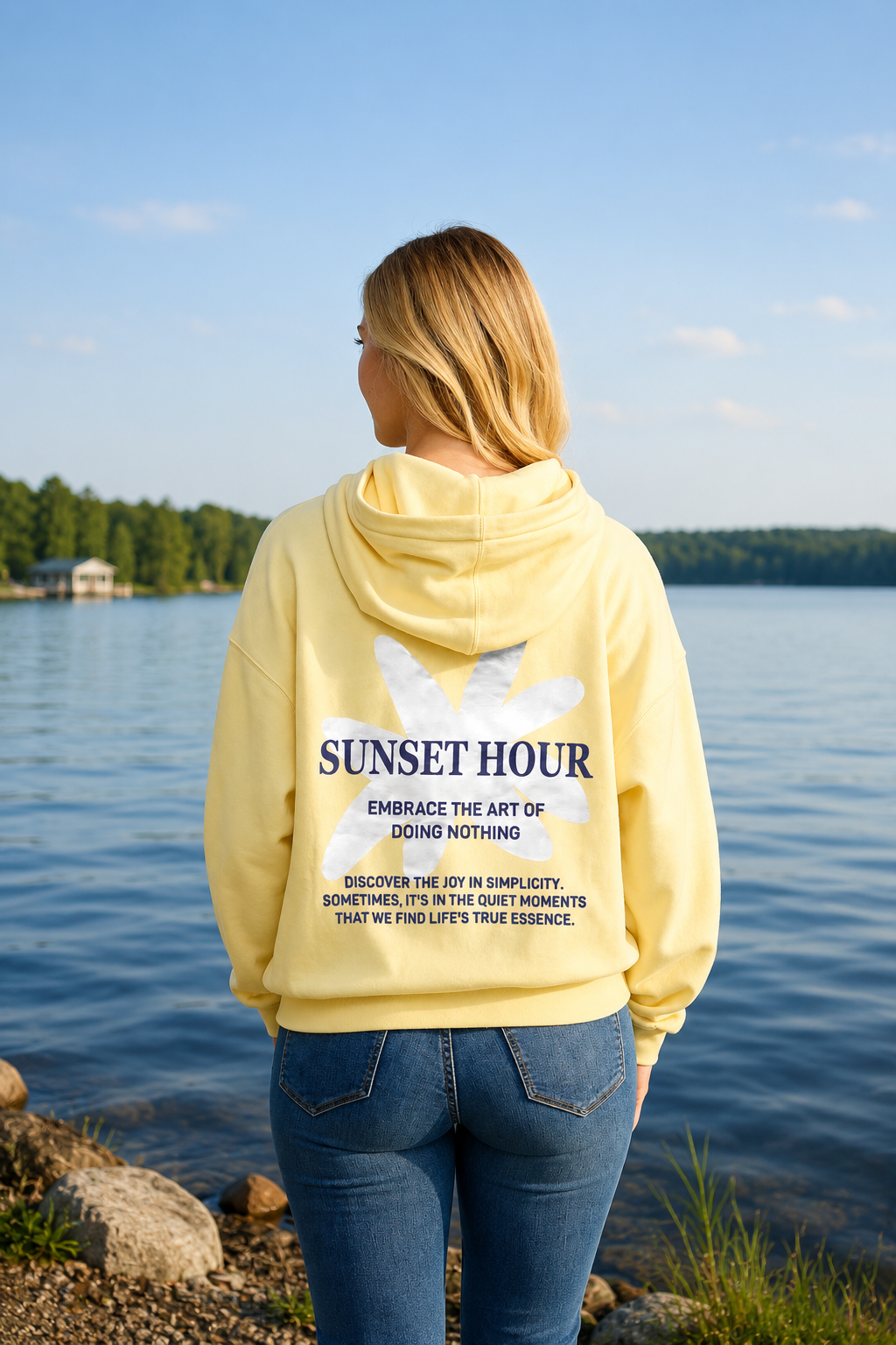 Sunset Hour Cropped Hoodie