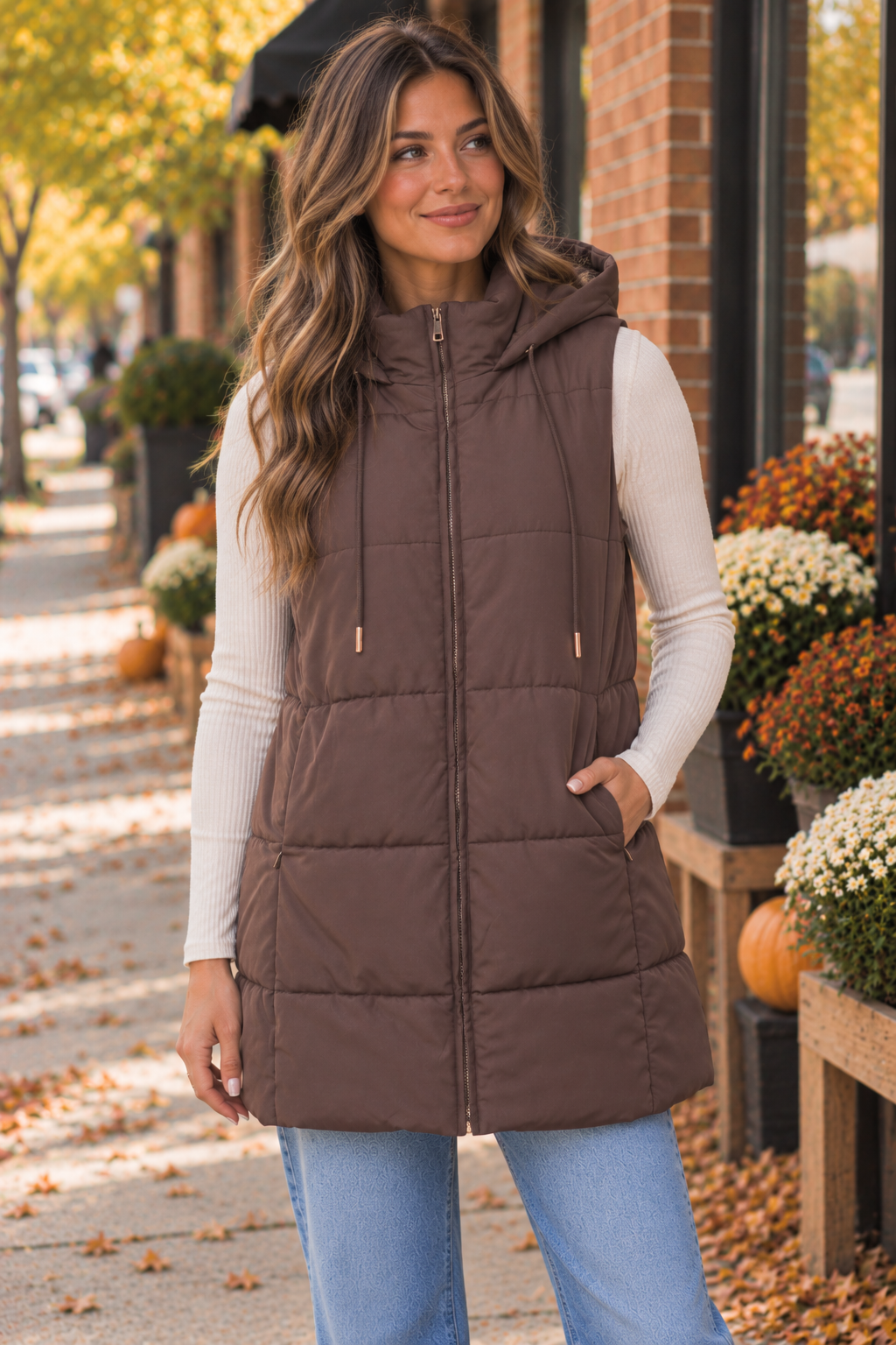 Hooded Puffer Vest DOORBUSTER