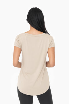 Longline Deep V-Neck Pocket Shirt- 3 Colors!