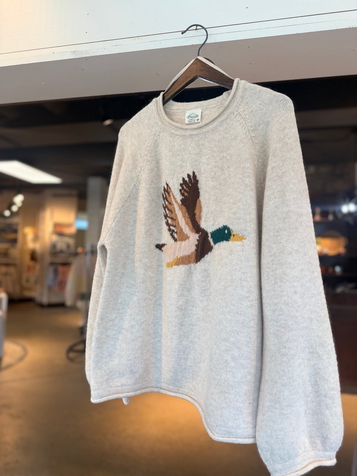 Duck Graphic Knit Sweater