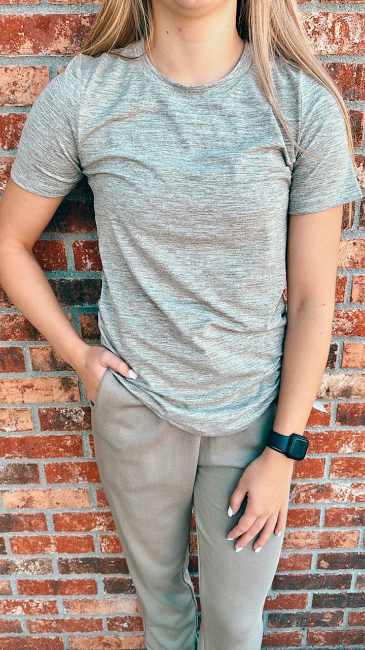 Melange Active Short Sleeve