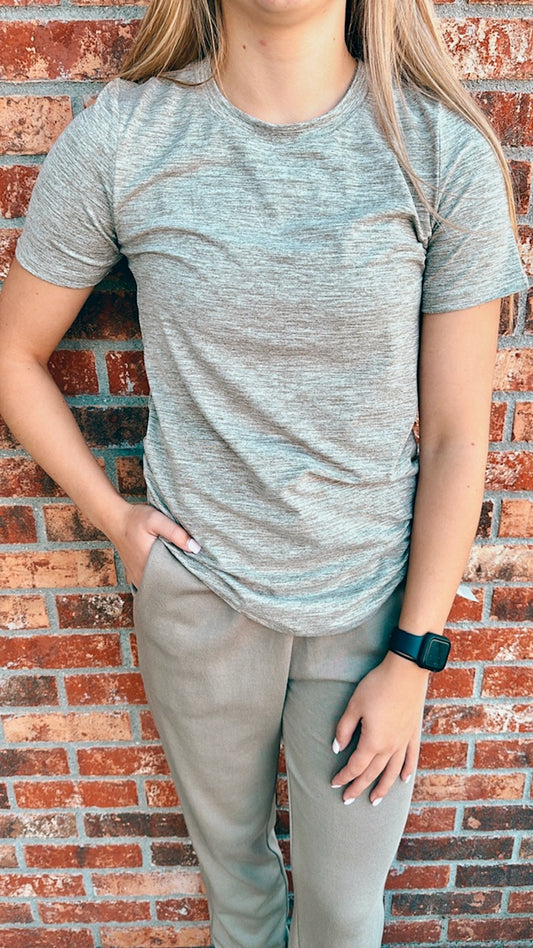Melange Active Short Sleeve