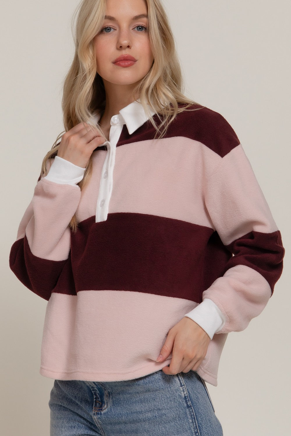 Imagine That Rugby Fleece Polo