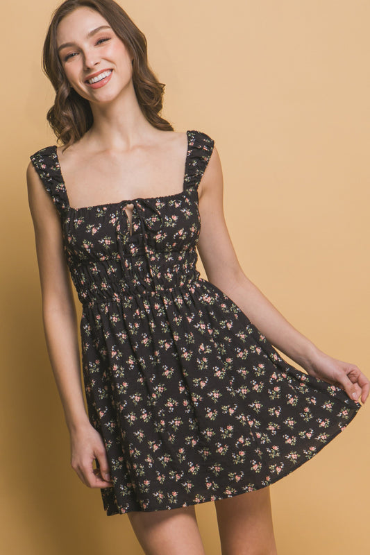 Adelyn Floral Smock Dress