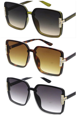 Square Rimless Frame Sunglasses- ASSORTED!.
