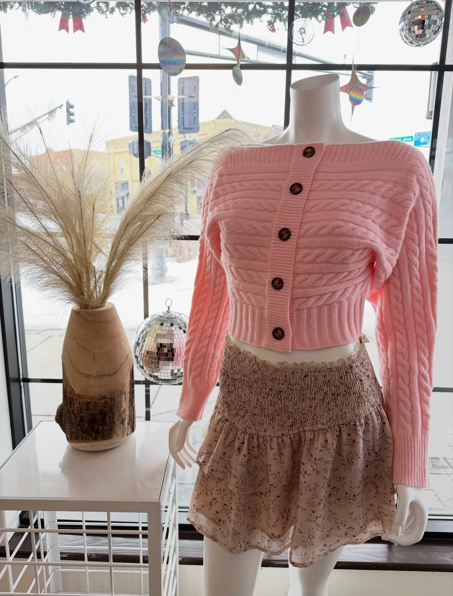 Off Shoulder Button Down Top-3   Colors!