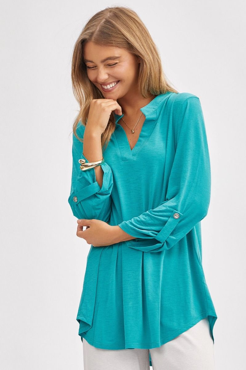 Dear Scarlett:Lizzy Long Sleeve Top- 2 Colors!