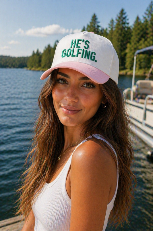 He’s Golfing Trucker Hat