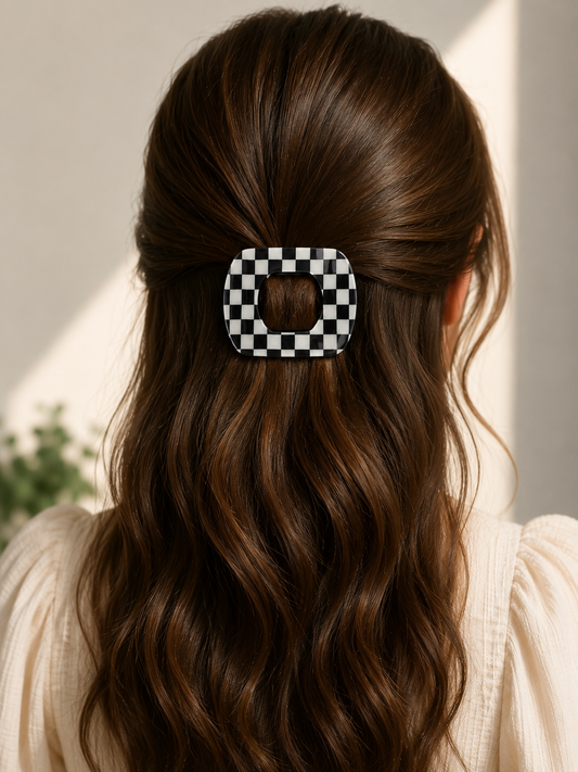 Large Lay Flat Hair Claw Clip