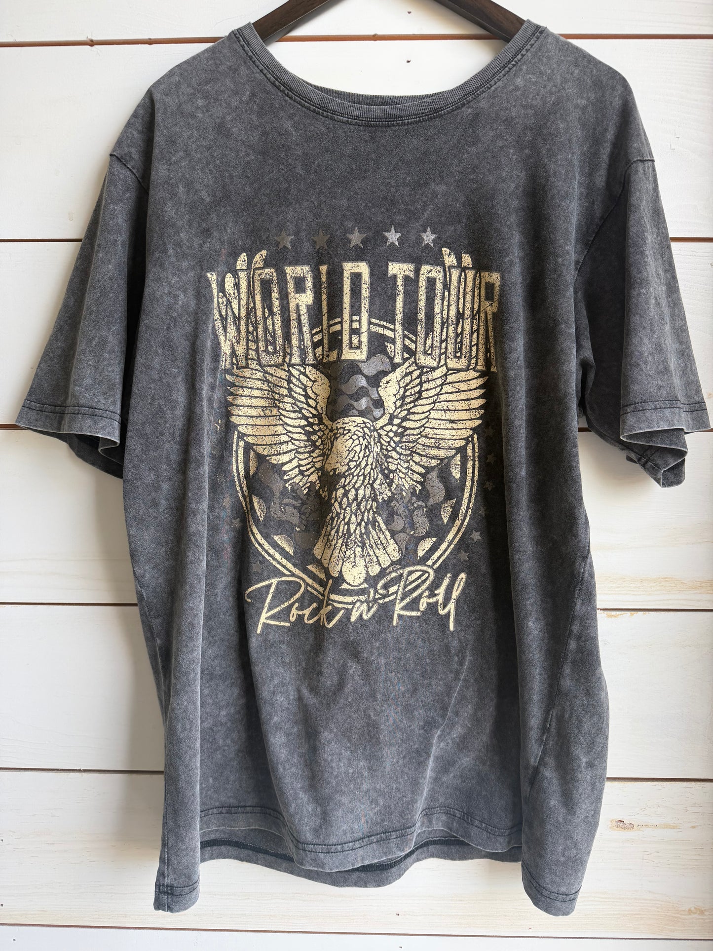 Rock N Roll Eagle Graphic Tee