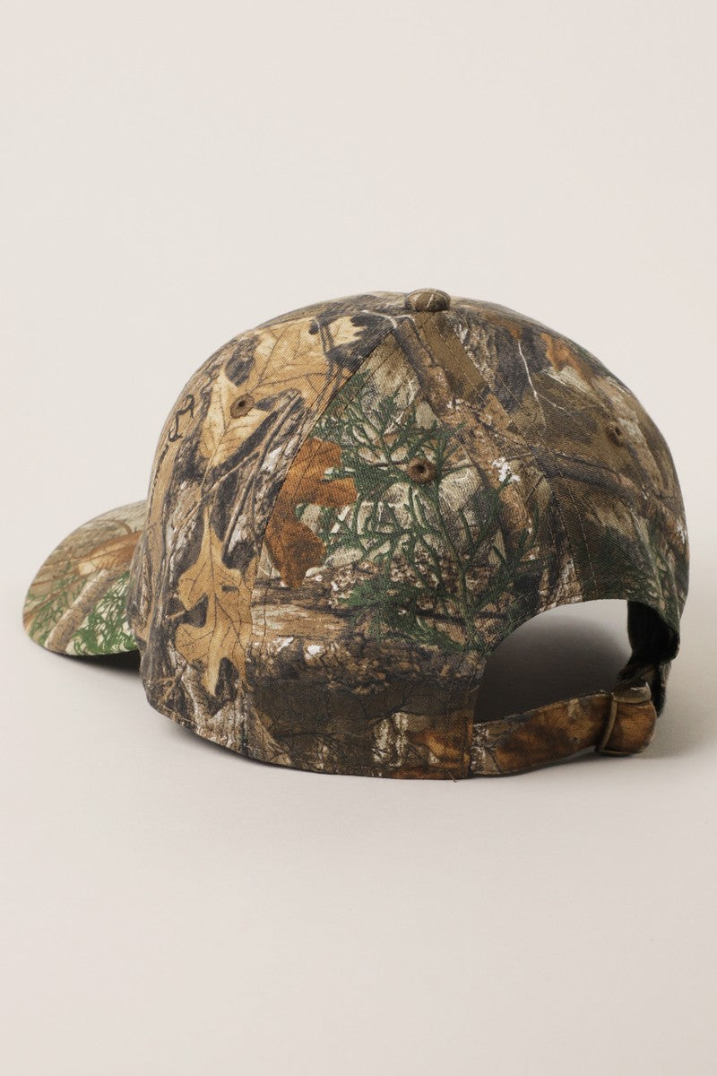 Embroidered Mallard Camo Cap