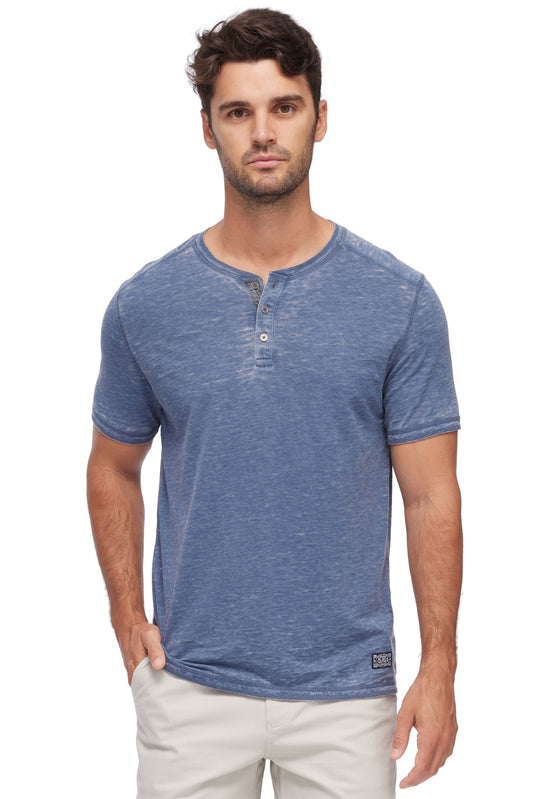 Flag & Anthem Chatham Burnout Henley- 2 Colors! - North Threads