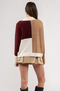 Eline Mock Neck Sweater.