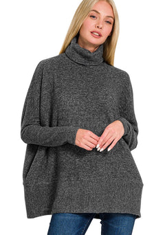 DOORBUSTER Hacci Turtleneck Sweater- 3 Colors!