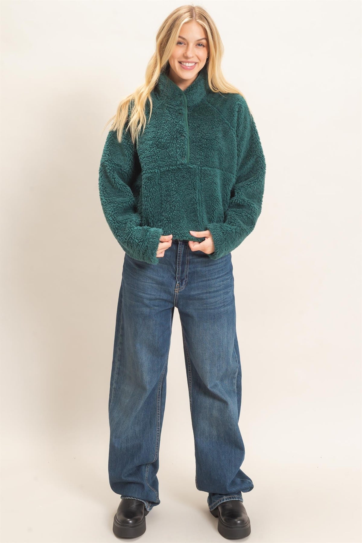 Aritzia- Inspired Quarter Zip