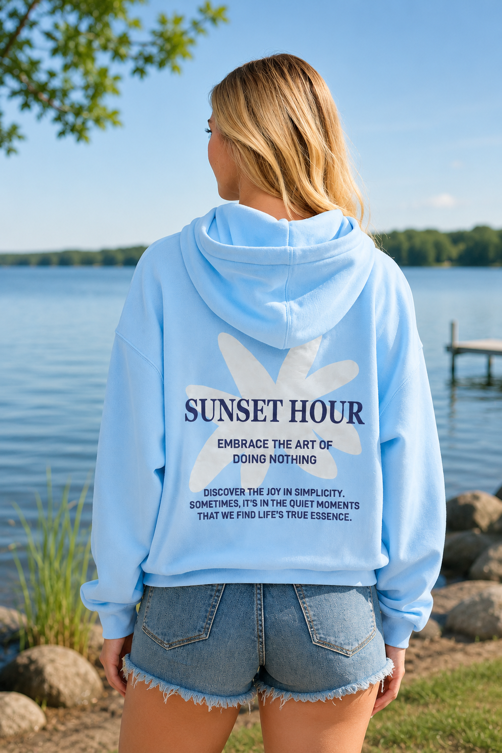 Sunset Hour Cropped Hoodie