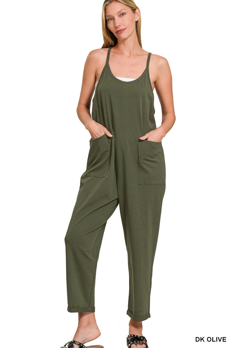 Essential Love Spaghetti Strap Jumpsuit