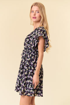 Finding Beauty Textured Floral Dress