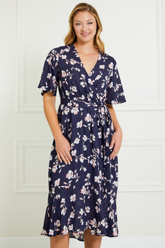 Garden Grove Floral Ruffle Dress