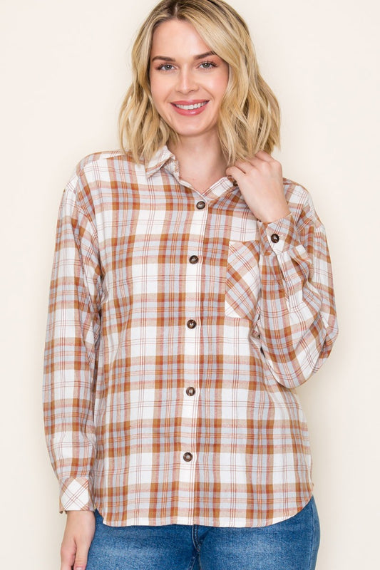 Julissa Plaid Button Up