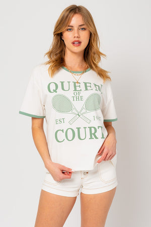Queen Of The Court Graphic Tee
