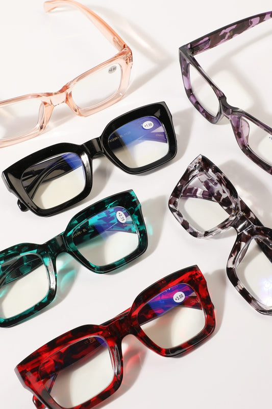 Chunky Frame Blue Light Glasses- ASSORTED!