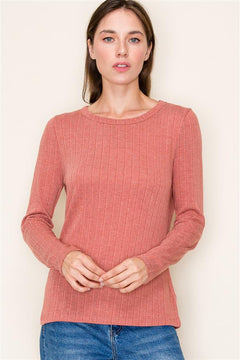 All The Better Ribbed Long Sleeve Top