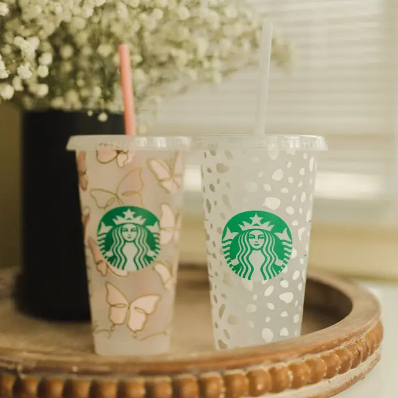 Starbucks Reusable Cold Cups- 2 Designs!.