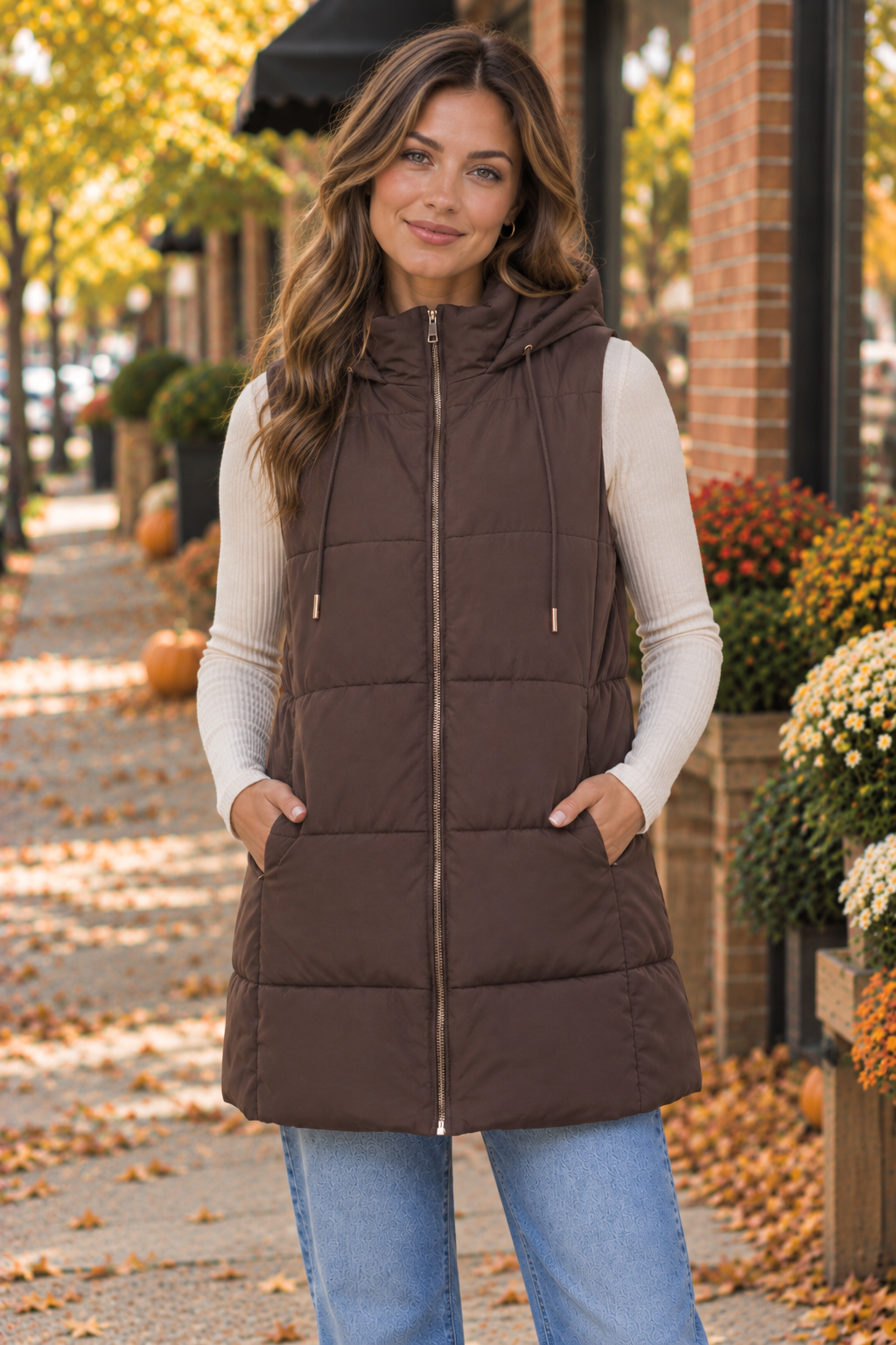 Hooded Puffer Vest DOORBUSTER