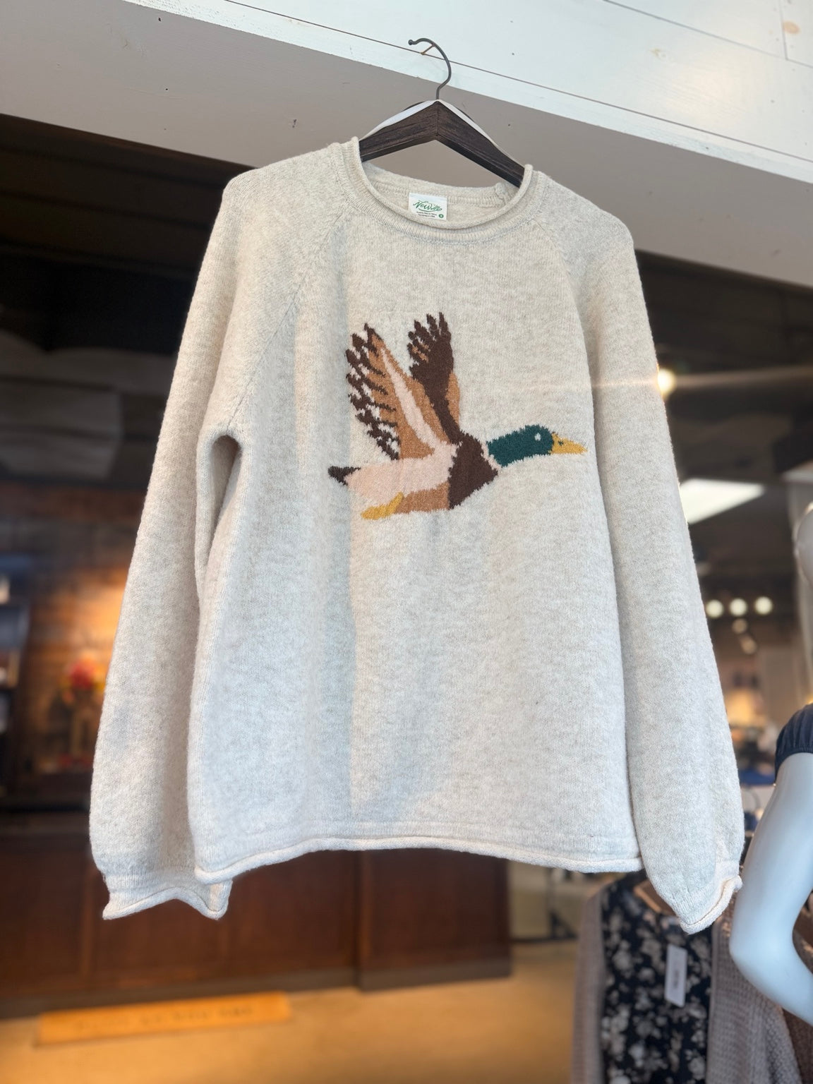 Duck Graphic Knit Sweater