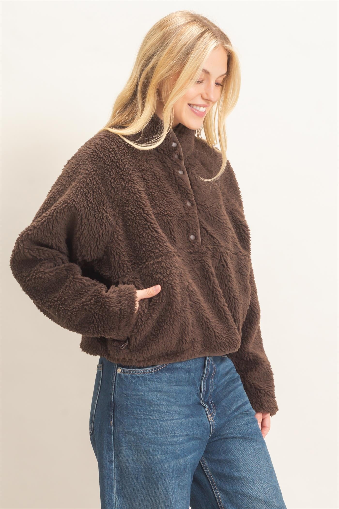 Aritzia- Inspired Quarter Zip