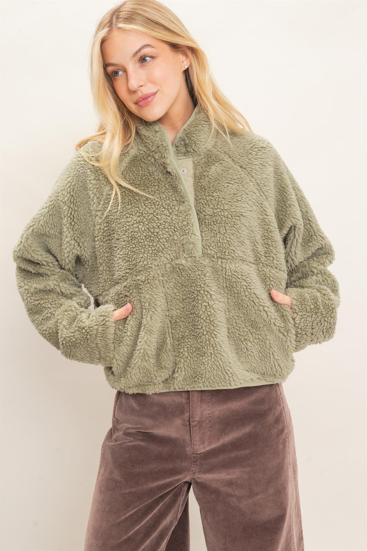 Aritzia- Inspired Quarter Zip