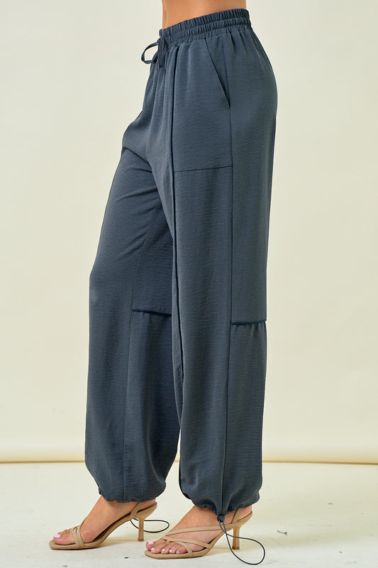 Stretch Satin Joggers