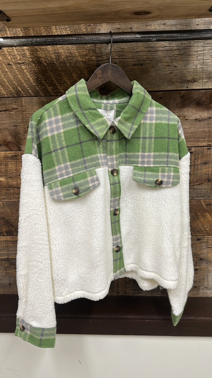 DOORBUSTER: Built Different Faux Fur Shacket