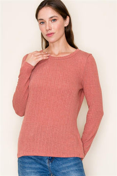 All The Better Ribbed Long Sleeve Top